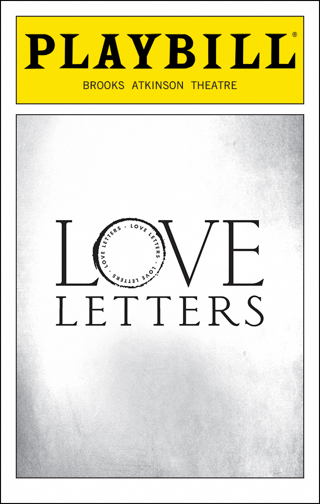 Love Letters Playbill - Opening Night